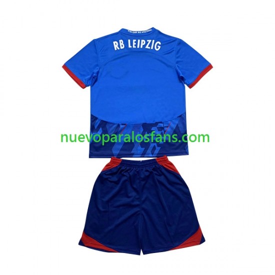 Camiseta de Fútbol RB Leipzig Niño Tercera 2023-2024 Manga Corta