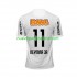 Camiseta de Fútbol Santos FC Neymar JR 11 -2012 Retro Hombre Casa 2011 Manga Corta
