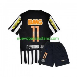Camiseta de Fútbol Santos FC Neymar JR 11 -2012 Retro Niño Exterior 2011 Manga Corta
