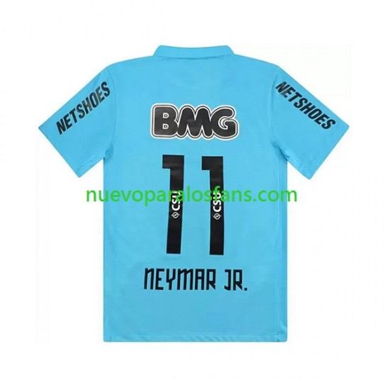 Camiseta de Fútbol Santos FC Neymar JR 11 -2012 Retro Hombre Tercera 2011 Manga Corta
