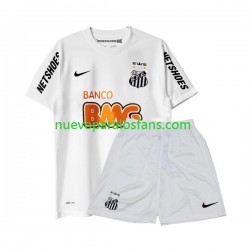 Camiseta de Fútbol Santos FC -2012 Retro Niño Casa 2011 Manga Corta
