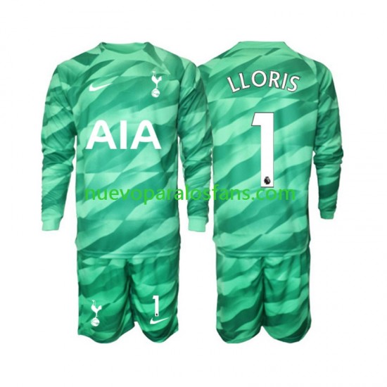 Camiseta de Fútbol Tottenham Hotspur Hugo Lloris 1 Portero Niño Tercera 2023-2024 Manga Larga