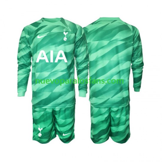 Camiseta de Fútbol Tottenham Hotspur Portero Niño Tercera 2023-2024 Manga Larga