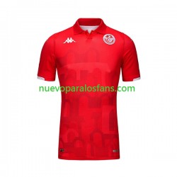 Camiseta de Fútbol Túnez Hombre Casa 2023-2024 Manga Corta