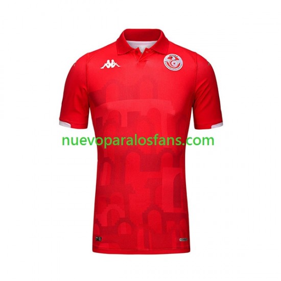 Camiseta de Fútbol Túnez Hombre Casa 2023-2024 Manga Corta
