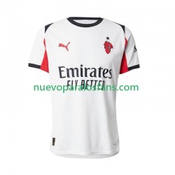 Camiseta de Fútbol AC Milan Hombre Exterior 2025-2026 Manga Corta