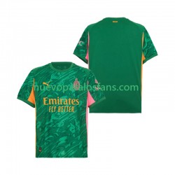 Camiseta de Fútbol AC Milan Portero Hombre Exterior 2025-2026 Manga Corta