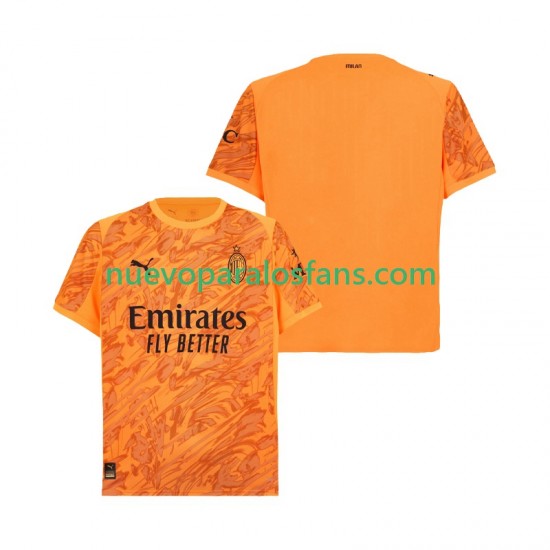 Camiseta de Fútbol AC Milan Portero Hombre Tercera 2025-2026 Manga Corta