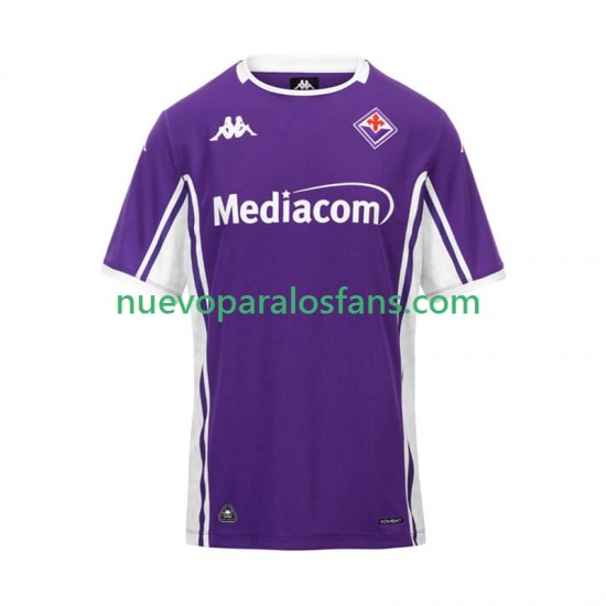 Camiseta de Fútbol ACF Fiorentina Hombre Casa 2025-2026 Manga Corta