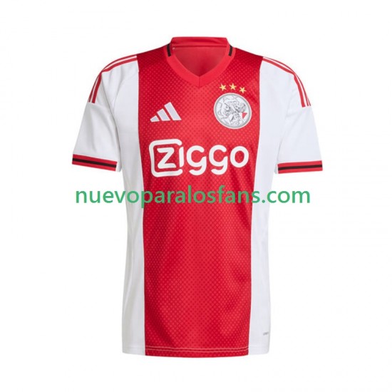 Camiseta de Fútbol AFC Ajax Hombre Casa 2025-2026 Manga Corta