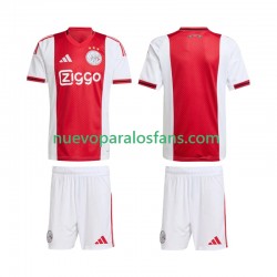 Camiseta de Fútbol AFC Ajax Niño Casa 2025-2026 Manga Corta