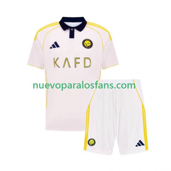 Camiseta de Fútbol Al Nassr Niño Tercera 2025-2026 Manga Corta