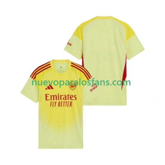 Camiseta de Fútbol Arsenal Portero Hombre Casa 2025-2026 Manga Corta