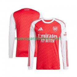 Camiseta de Fútbol Arsenal Hombre Casa 2025-2026 Manga Larga
