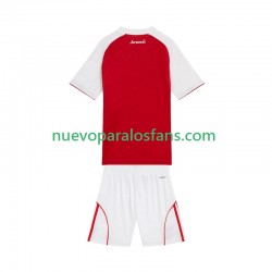 Camiseta de Fútbol Arsenal Niño Casa 2025-2026 Manga Corta