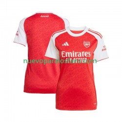 Camiseta de Fútbol Arsenal Mujer Casa 2025-2026 Manga Corta