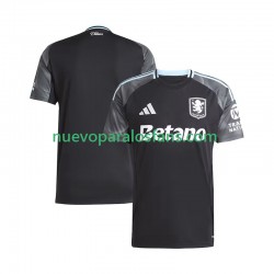 Camiseta de Fútbol Aston Villa Hombre Exterior 2025-2026 Manga Corta