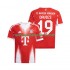 Camiseta de Fútbol Bayern de Múnich Alphonso Davies 19 Hombre Casa 2025-2026 Manga Corta