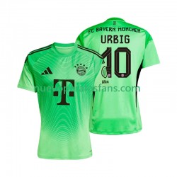 Camiseta de Fútbol Bayern de Múnich Jonas Urbig 40 Portero Hombre Casa 2025-2026 Manga Corta