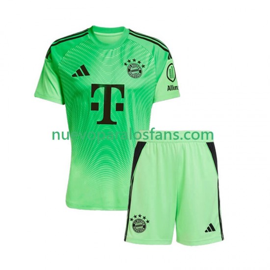 Camiseta de Fútbol Bayern de Múnich Portero Niño Casa 2025-2026 Manga Corta