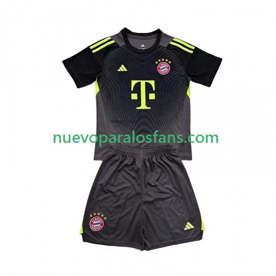 Camiseta de Fútbol Bayern de Múnich Portero Niño Tercera 2025-2026 Manga Corta
