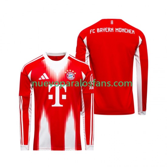 Camiseta de Fútbol Bayern de Múnich Hombre Casa 2025-2026 Manga Larga