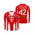 Camiseta de Fútbol Bayern de Múnich Jamal Musiala 42 Hombre Casa 2025-2026 Manga Larga