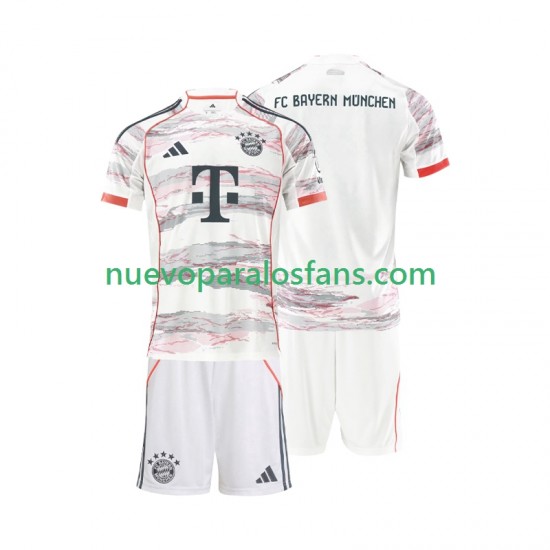Camiseta de Fútbol Bayern de Múnich Niño Exterior 2025-2026 Manga Corta