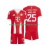 Camiseta de Fútbol Bayern de Múnich Thomas Muller 25 Niño Casa 2025-2026 Manga Corta