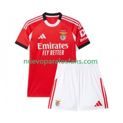 Camiseta de Fútbol Benfica Niño Casa 2025-2026 Manga Corta