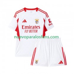 Camiseta de Fútbol Benfica Niño Tercera 2025-2026 Manga Corta