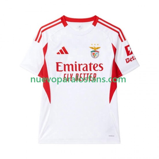 Camiseta de Fútbol Benfica Hombre Tercera 2025-2026 Manga Corta