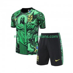 Brasil JESUS Special Football Shirts Niño Casa 2024-2025 Manga Corta