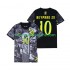 Camiseta de Fútbol Brasil Neymar JR 10 Cheist the Redeemer Hombre Casa 2024 Manga Corta