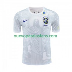 Camiseta de Fútbol Brasil Special Jesus Hombre Casa 2024-2025 Manga Corta