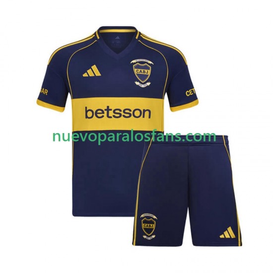 Camiseta de Fútbol CA Boca Juniors Niño Casa 2025-2026 Manga Corta
