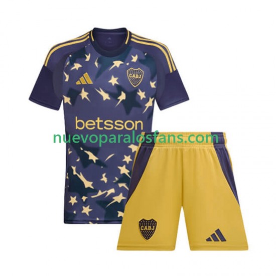 Camiseta de Fútbol CA Boca Juniors Niño Tercera 2025 Manga Corta