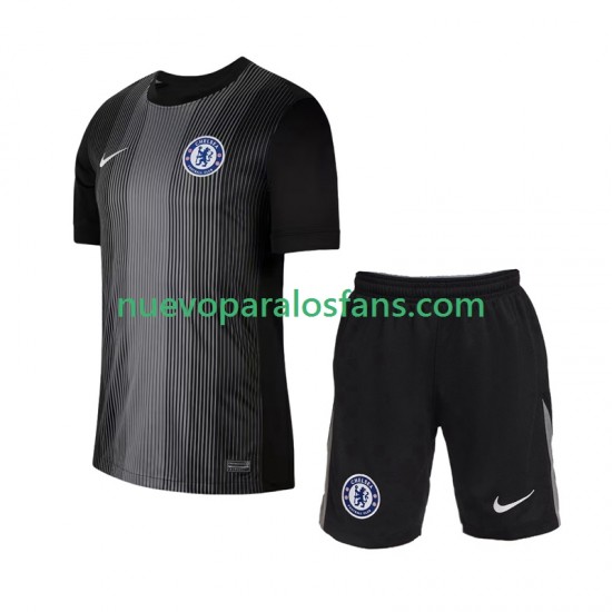 Camiseta de Fútbol Chelsea Portero Niño Casa 2025-2026 Manga Corta