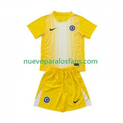 Camiseta de Fútbol Chelsea Portero Niño Tercera 2025-2026 Manga Corta