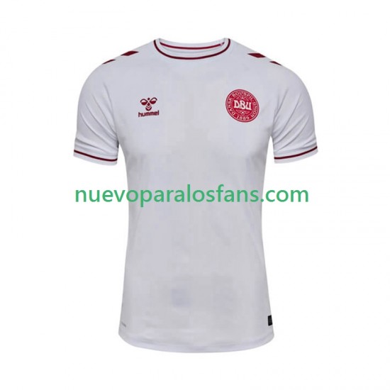 Camiseta de Fútbol Dinamarca Hombre Exterior 2025 Manga Corta