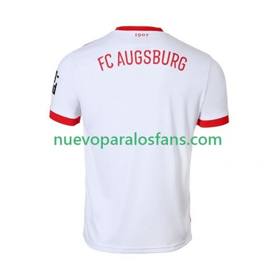 Camiseta de Fútbol FC Augsburg Hombre Casa 2025-2026 Manga Corta