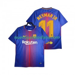 Camiseta de Fútbol FC Barcelona Neymar JR 11 2017-2018 Retro Hombre Casa Manga Corta
