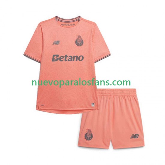 Camiseta de Fútbol FC Porto Niño Exterior 2025-2026 Manga Corta