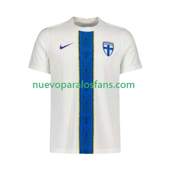 Camiseta de Fútbol Finlandia Hombre Casa 2025 Manga Corta