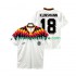 Camiseta de Fútbol Alemania KLINSMANN 18 Retro Hombre Casa 1994 Manga Corta