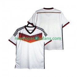 Camiseta de Fútbol Alemania World Cup 2014 Retro Hombre Casa Manga Corta