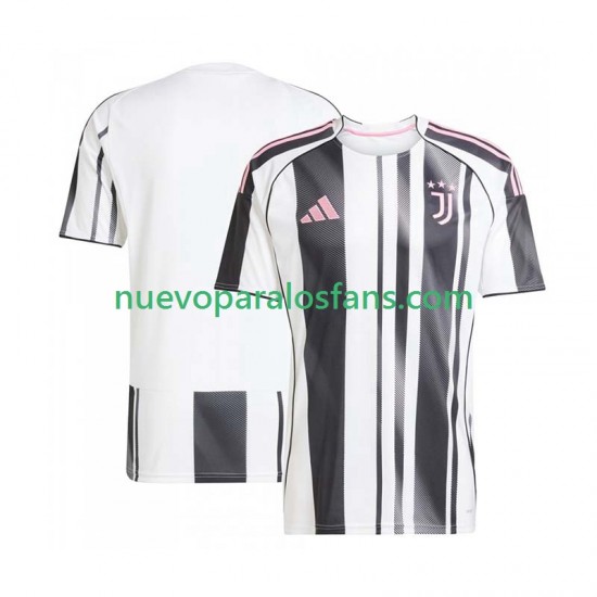 Camiseta de Fútbol Juventus Hombre Casa 2025-2026 Manga Corta