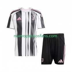 Camiseta de Fútbol Juventus Niño Casa 2025-2026 Manga Corta