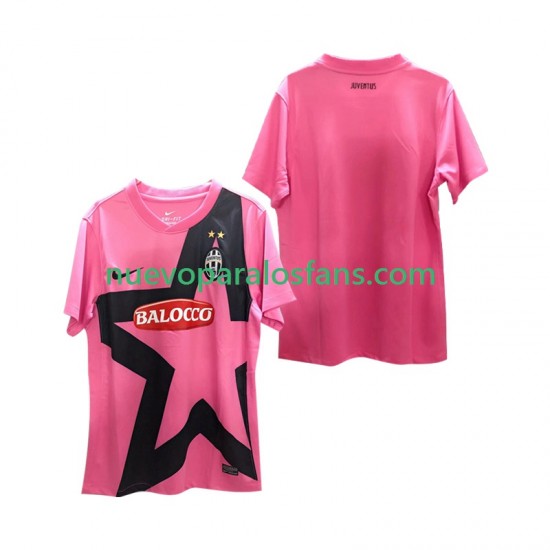 Camiseta de Fútbol Juventus -2012 Retro Hombre Exterior 2011 Manga Corta
