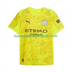 Camiseta de Fútbol Manchester City Portero Hombre Tercera 2025-2026 Manga Corta